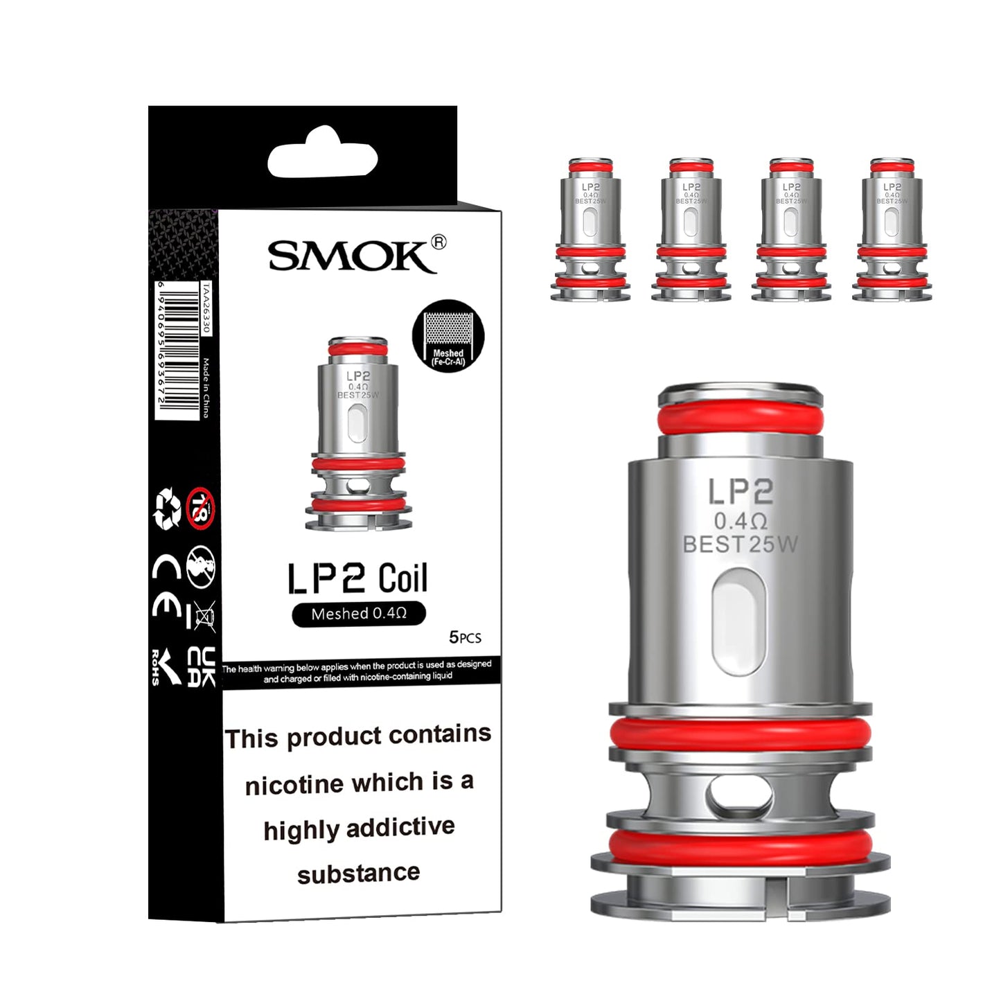 Smok LP2 DL Meshed Coil (5pcs/pack)