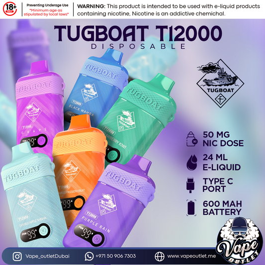 Tugboat-T12000 Disposable 12000-Puffs
