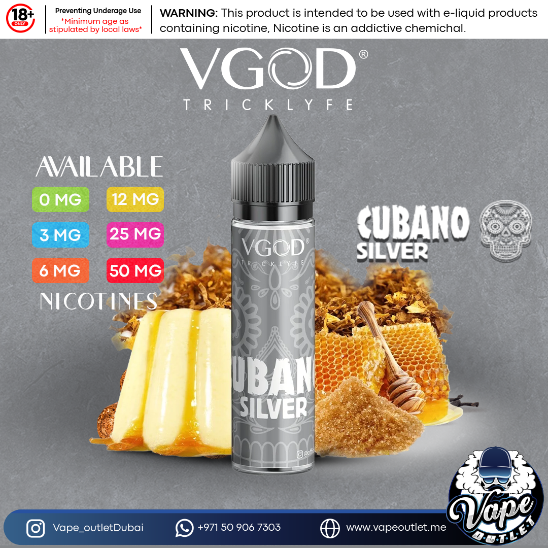 Vgod Juice Cubano Silver