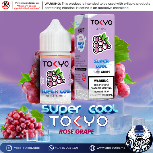 Tokyo Juice Super Cool Rose Grape [SaltNic]