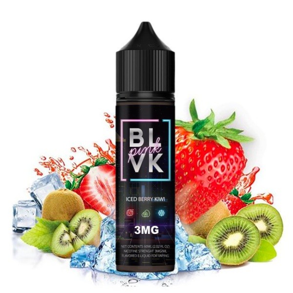 BLVK Juice Pink Strawberry Kiwi Ice 3mg60ml