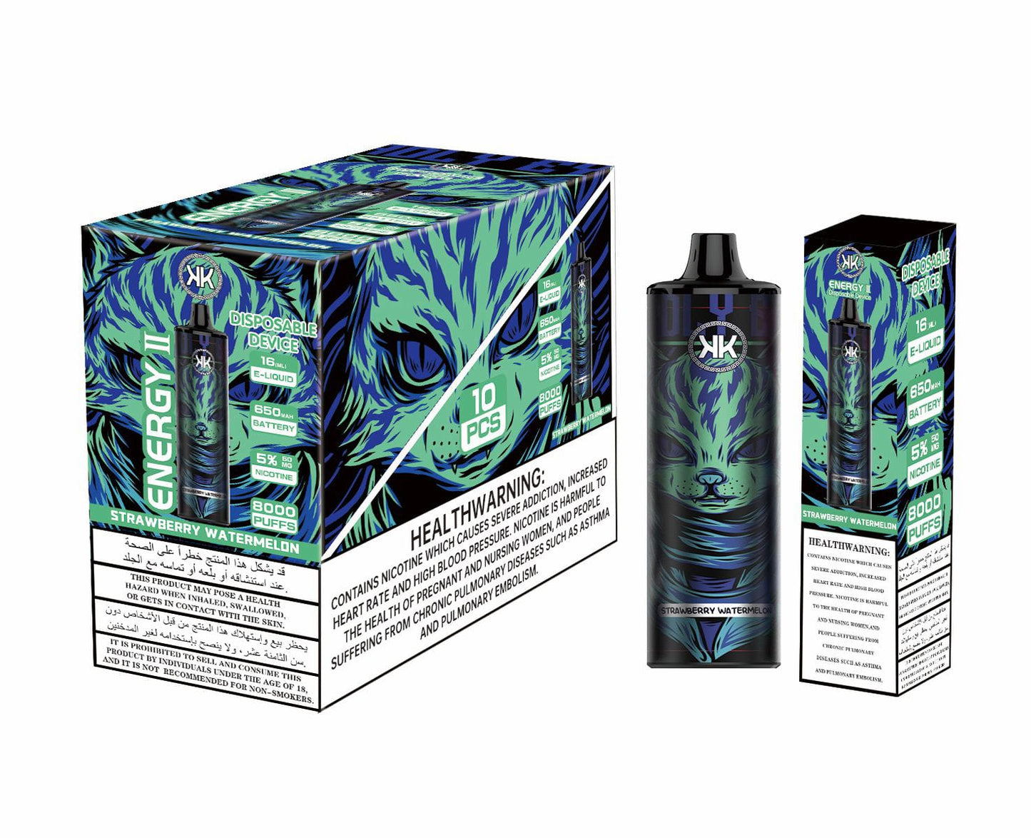 Energy II Disposable 8000 Puffs