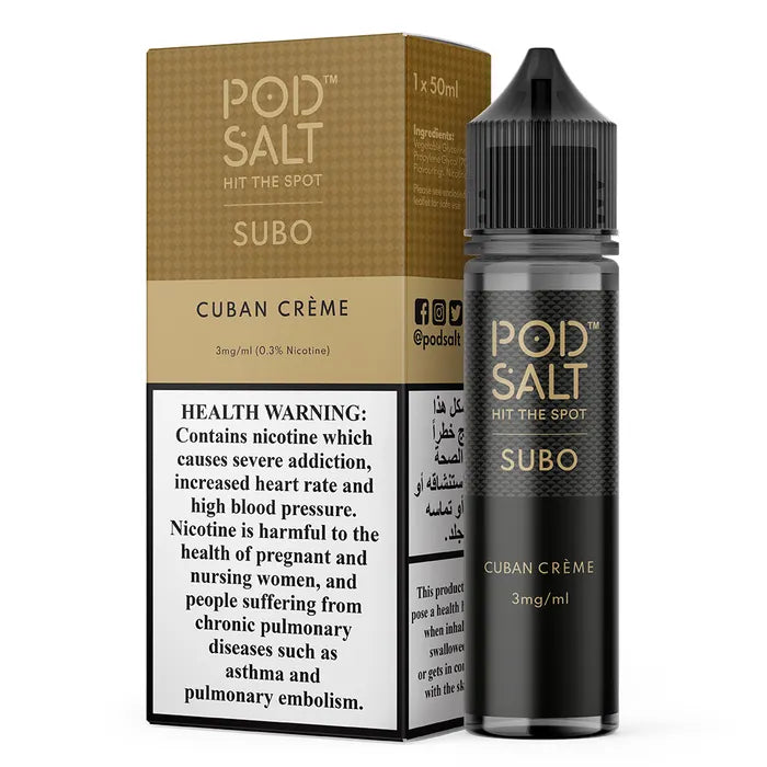 Pod Salt Cuban Crème