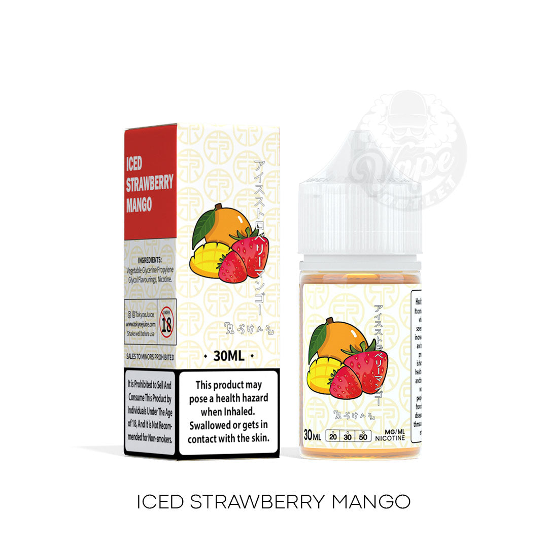 strawberry mango vape juice Tokyo Juice Iced Strawberry Mango SaltNic in Dubai – Vape outlet uae