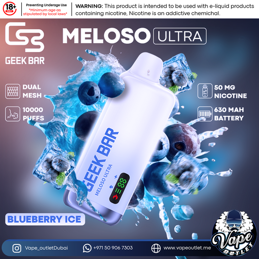 Geek Bar Meloso Ultra Disposable 10,000-Puffs