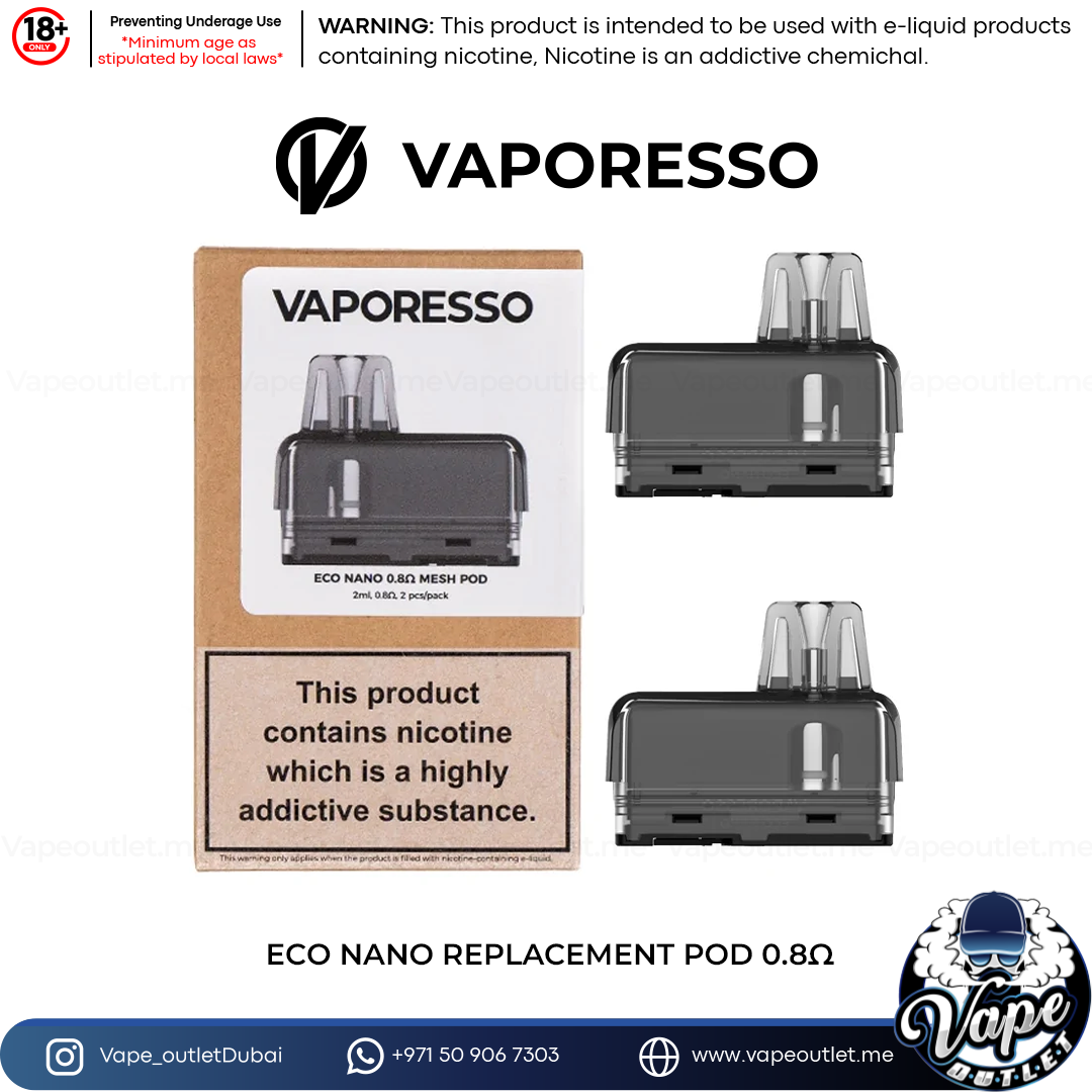 Vaporesso Eco Nano Replacement Pod (2pcs/pack)