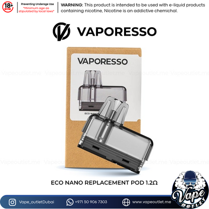 Vaporesso Eco Nano Replacement Pod (2pcs/pack)