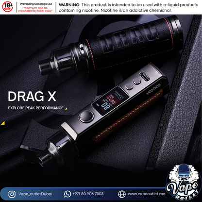 Voopoo Drag X Mod Kit Vape outlet uae Voopoo Drag X Mod Kit Vape outlet uae