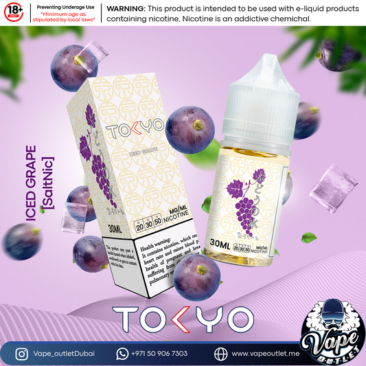 Tokyo Juice iced Grape [SaltNic]