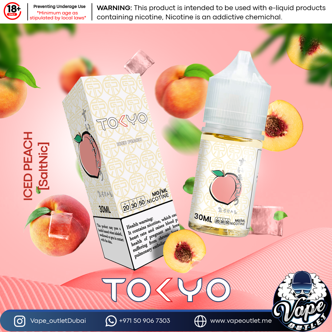 Tokyo Juice Iced Peach [SaltNic]