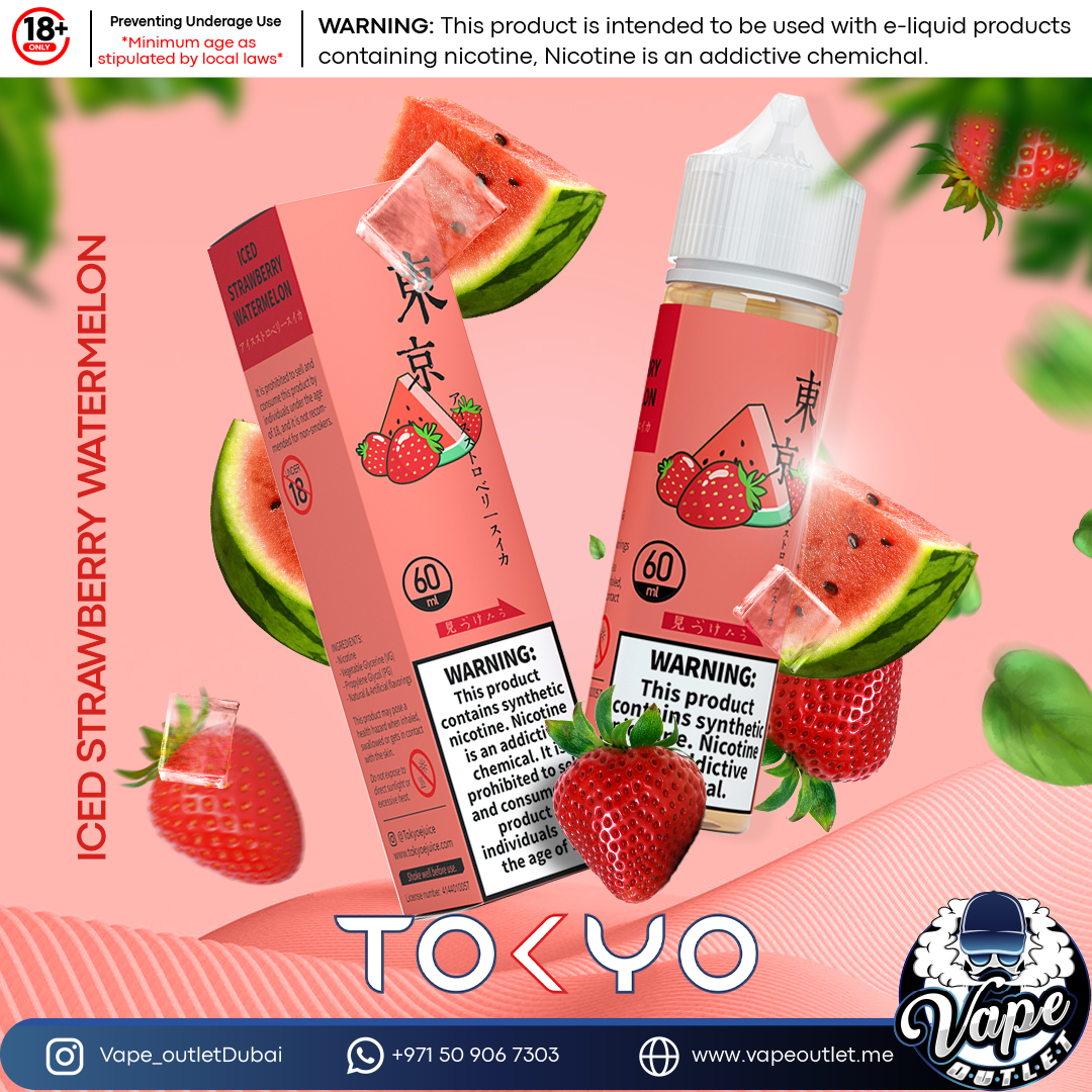 Tokyo Juice Iced Strawberry Watermelon