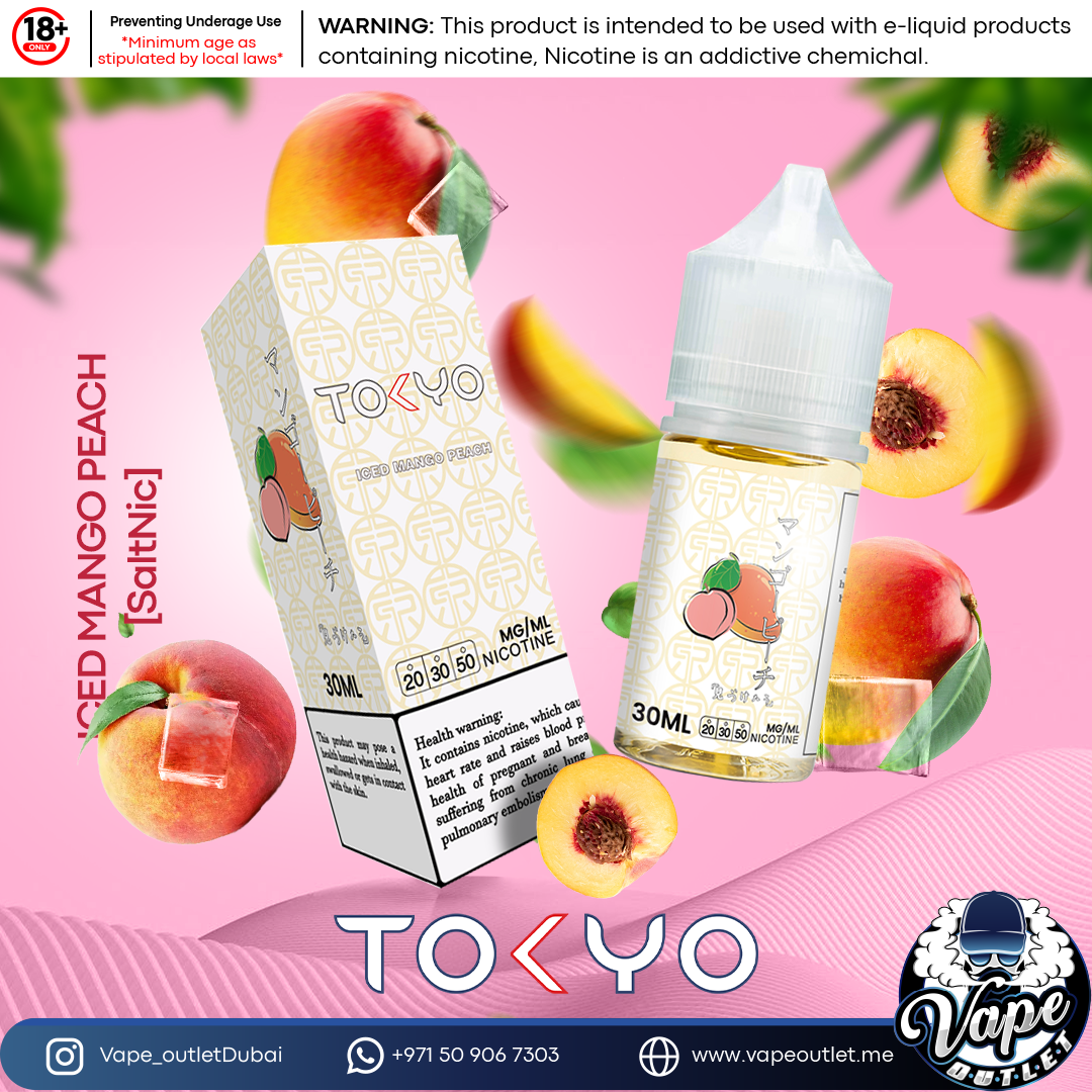 Tokyo Juice Iced Mango Peach [SaltNic]