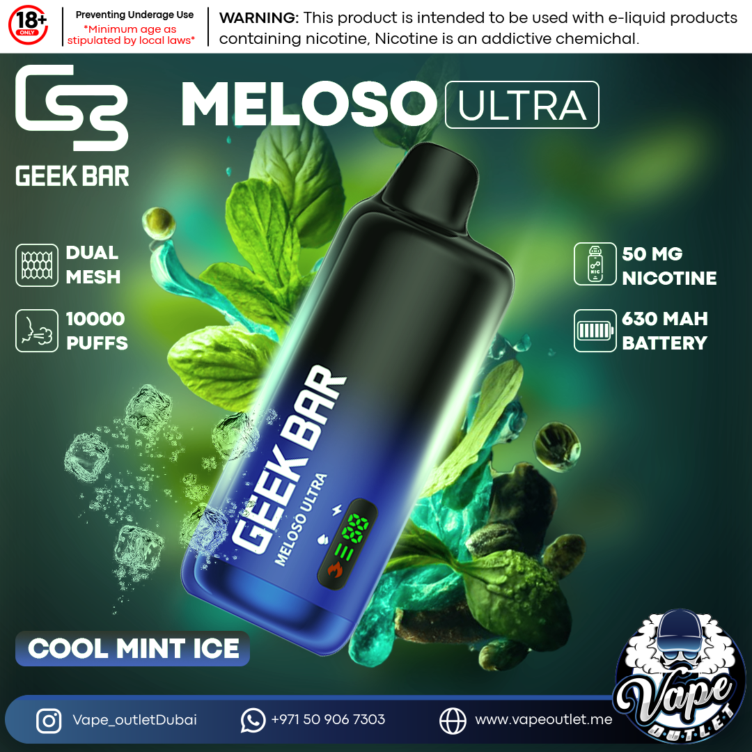 Geek Bar Meloso Ultra Disposable 10,000-Puffs